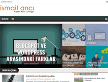 Tablet Screenshot of ismailarici.com
